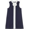Janie and Jack Girls’ Ponte Dress (Toddler/Little Big Kids)(Blue)