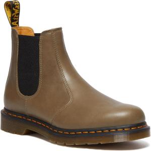 Dr. Martens Unisex-Adult 2976 Crazy Horse Chelsea Boot(Olive Carrara)