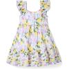 Janie and Jack Girls Lemon Floral Dress (Toddler/Little Kid/Big Kid)(Multi Color)