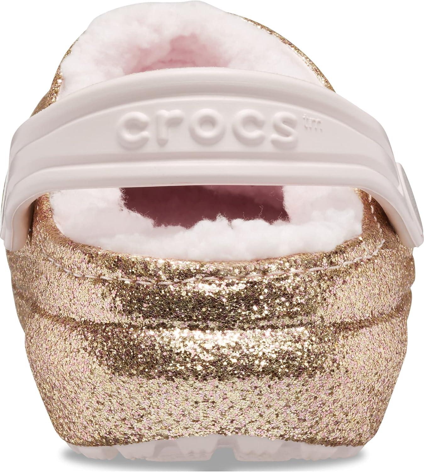 imageCrocs Kids Classic Lined ClogsGoldBarely Pink