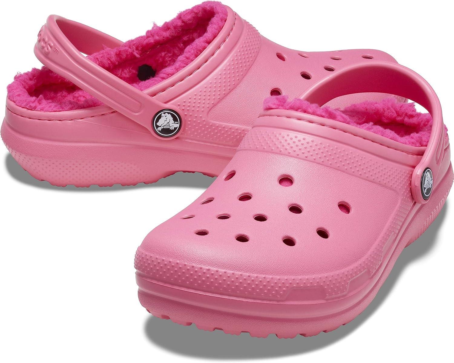 imageCrocs Kids Classic Lined ClogsHyper Pink