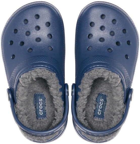 imageCrocs Kids Classic Lined ClogsNavyCharcoal