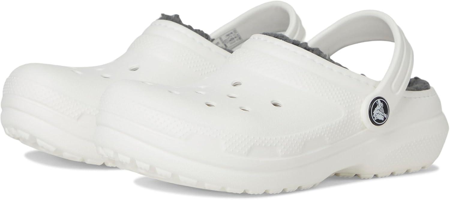 imageCrocs Kids Classic Lined ClogsWhiteGrey