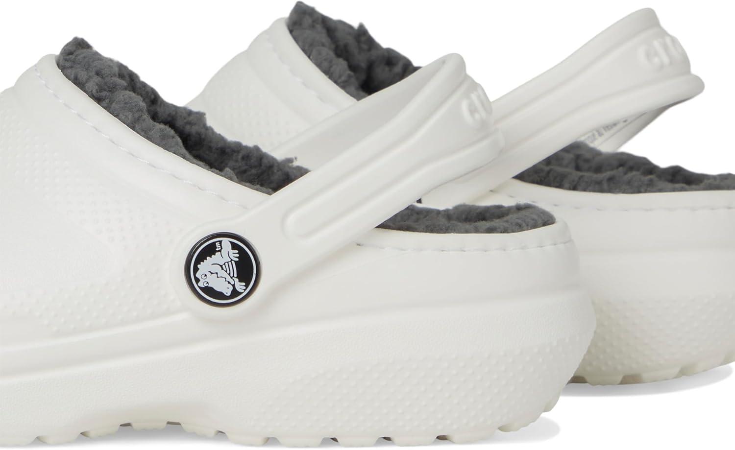 imageCrocs Kids Classic Lined ClogsWhiteGrey