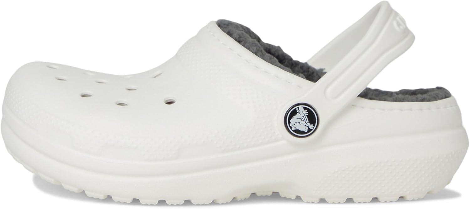 imageCrocs Kids Classic Lined ClogsWhiteGrey