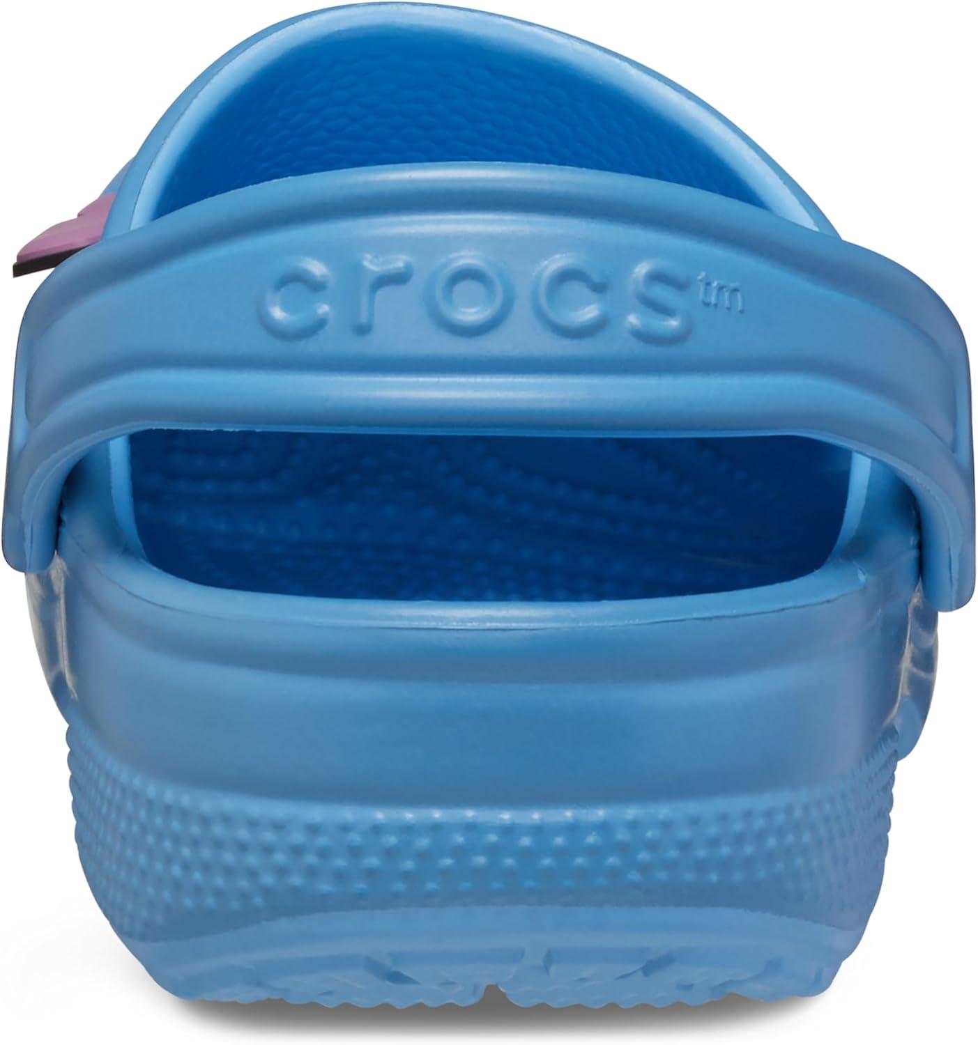 imageCrocs Kids Stitch Classic Clogs for Kids Ethylene Vinyl Acetate Round Toe Design Pivot Heel StrapOxygen