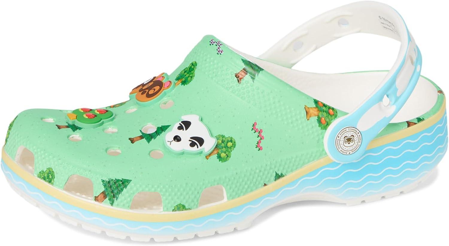 imageCrocs UnisexChild Animal Crossing Classic Clogs Little KidBig KidAnimal Crossing