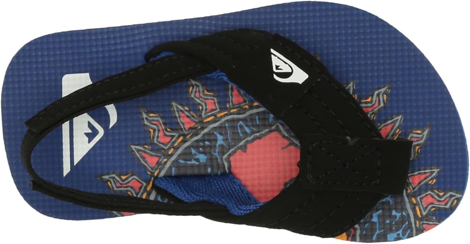 imageQuiksilver Boys Molokai Layback 3 Point Flip Flop Sandal ToddlerBlue 7 241