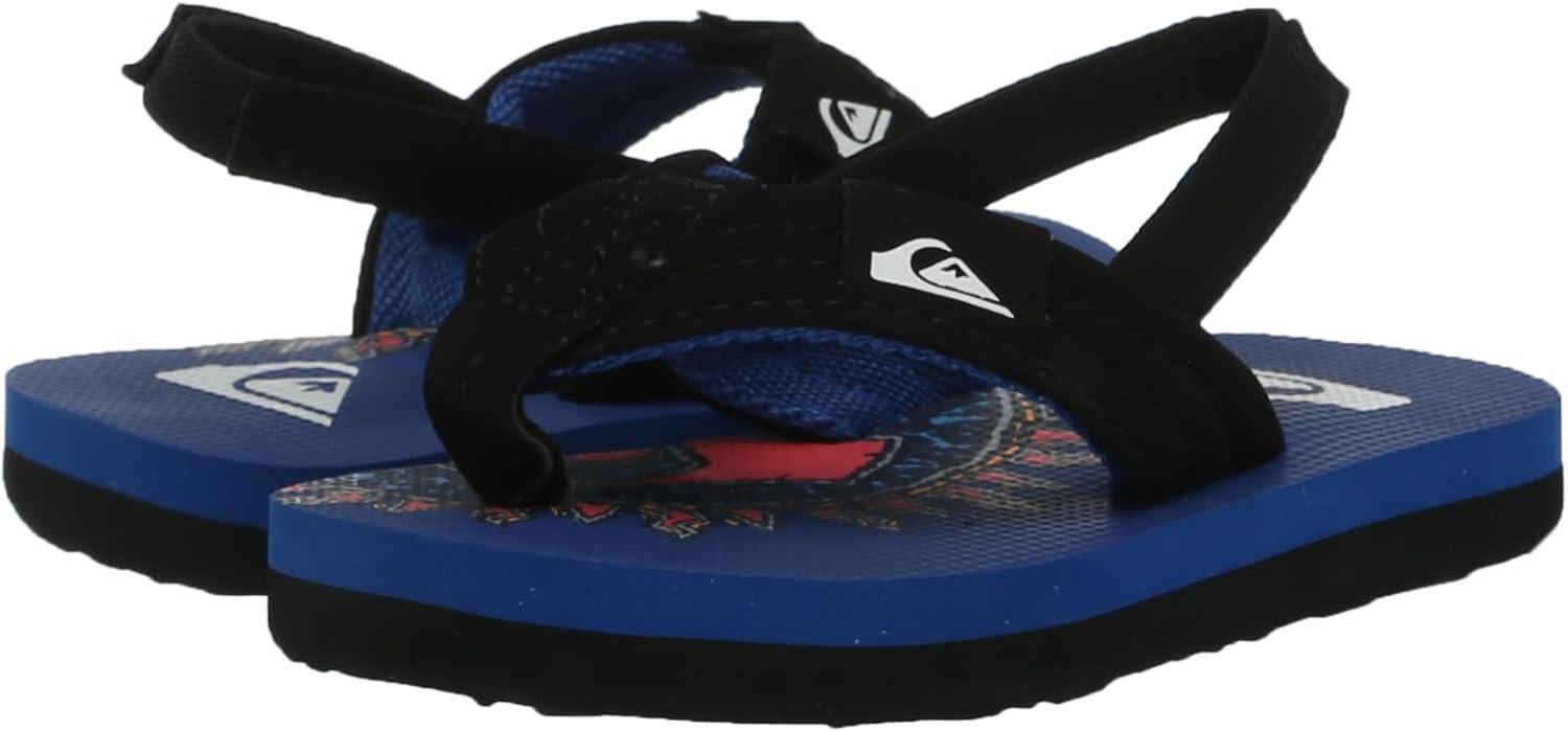 imageQuiksilver Boys Molokai Layback 3 Point Flip Flop Sandal ToddlerBlue 7 241