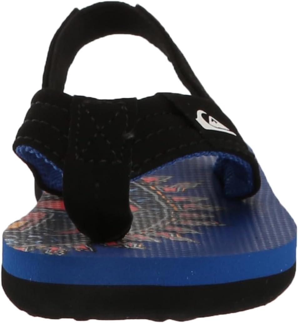 imageQuiksilver Boys Molokai Layback 3 Point Flip Flop Sandal ToddlerBlue 7 241