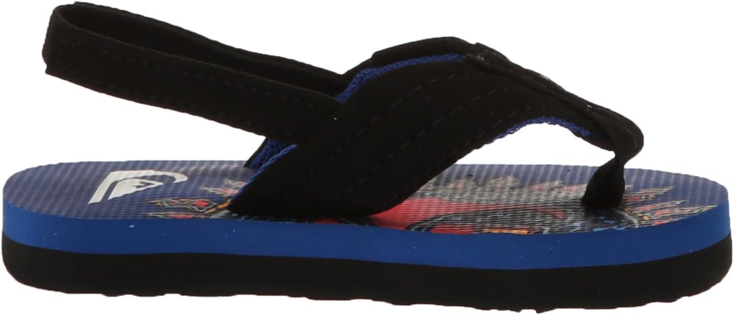 imageQuiksilver Boys Molokai Layback 3 Point Flip Flop Sandal ToddlerBlue 7 241