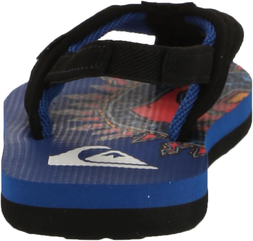 imageQuiksilver Boys Molokai Layback 3 Point Flip Flop Sandal ToddlerBlue 7 241