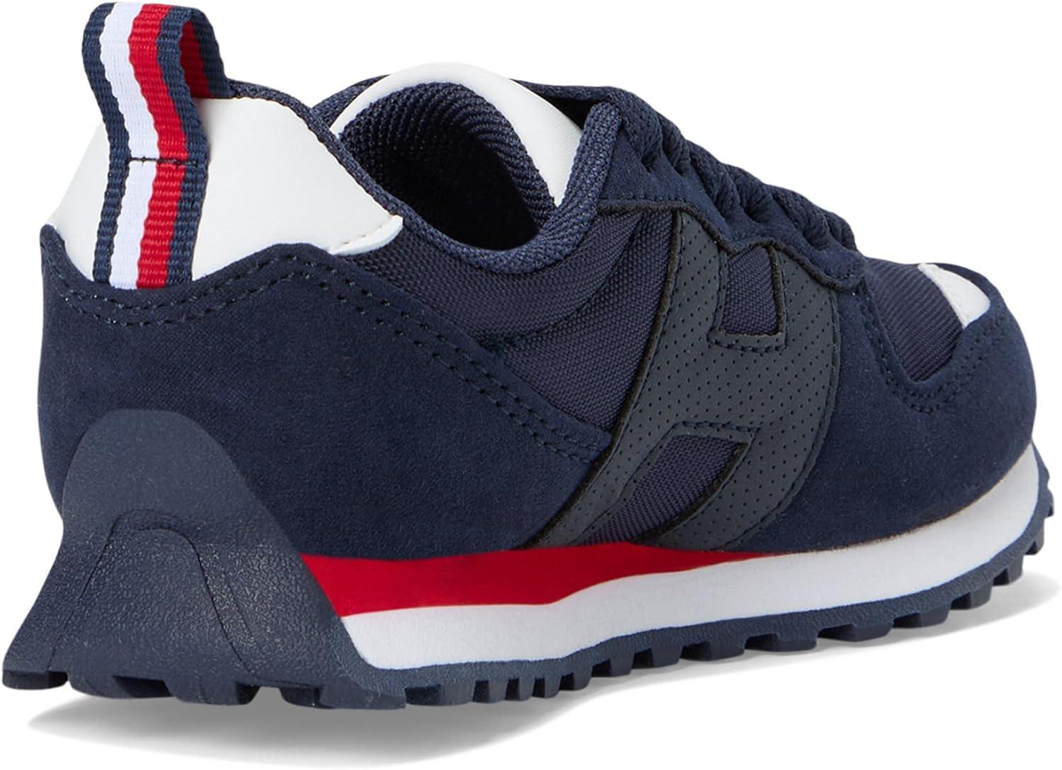 imageTommy Hilfiger Mens Jaxon Jogger 20 Little Big Kid SneakerNavyWhiteRed