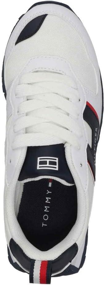 imageTommy Hilfiger Mens Jaxon Jogger 20 Little Big Kid SneakerWhiteNavyRed