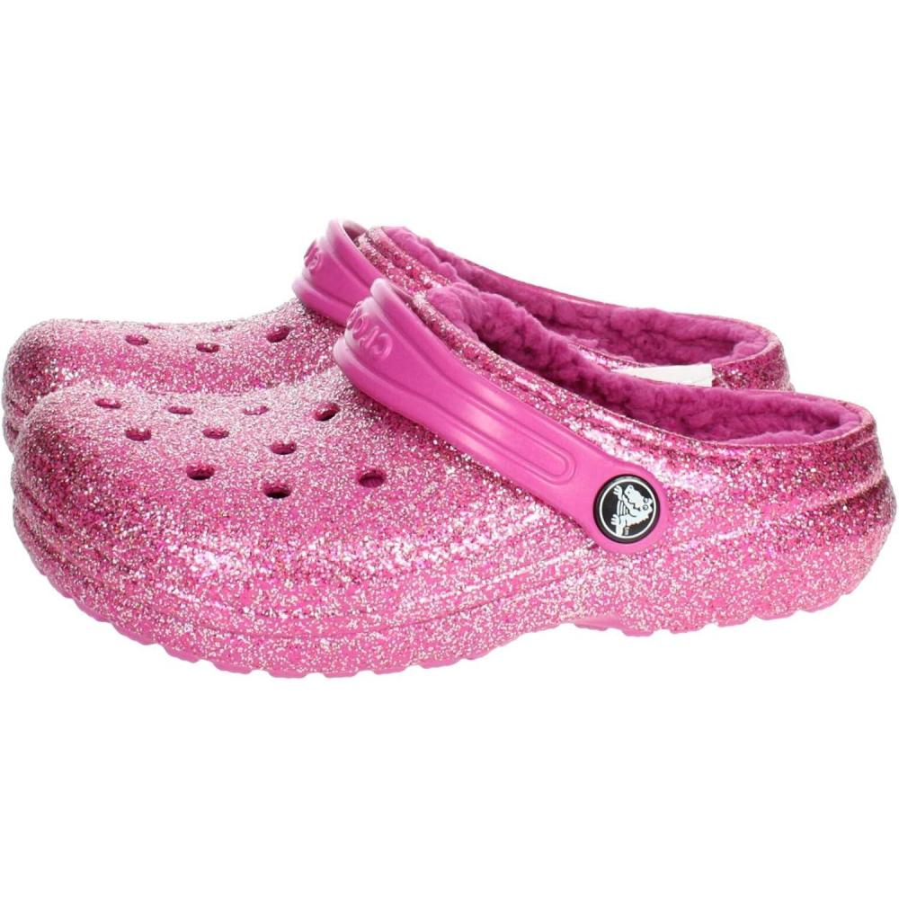imageCrocs Kids Classic Lined ClogsFuchsia FunMulti