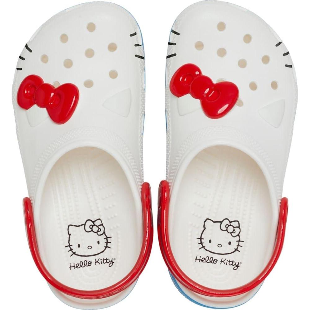 imageCrocs UnisexChild Classic Hello Kitty ClogClogWhite