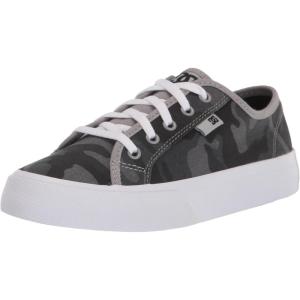 DC Boy’s Manual Low Shoe Skate(Black/Camo)
