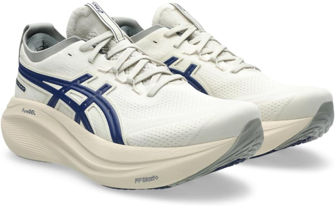 imageASICS Mens GelNimbus 27BirchIndigo Blue
