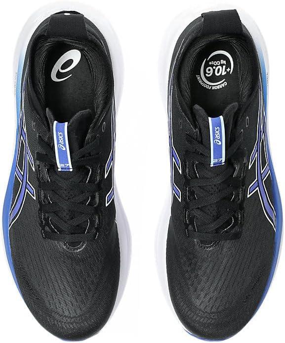 imageASICS Mens GelNimbus 27BlackDark Cobalt
