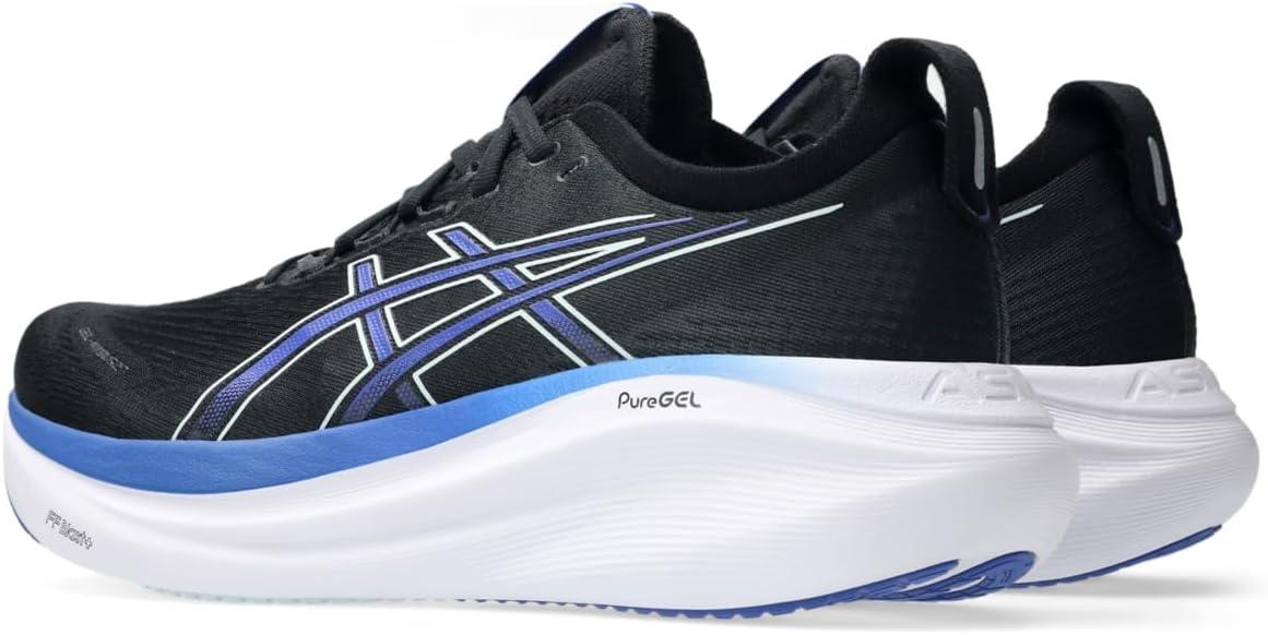 imageASICS Mens GelNimbus 27BlackDark Cobalt