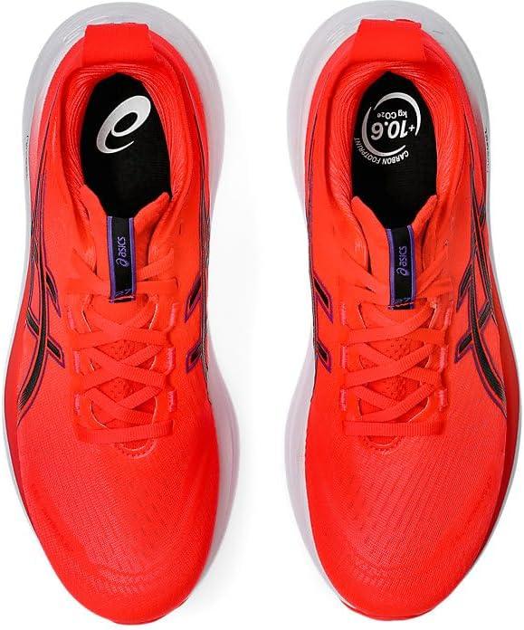 imageASICS Mens GelNimbus 27Flash RedBlack