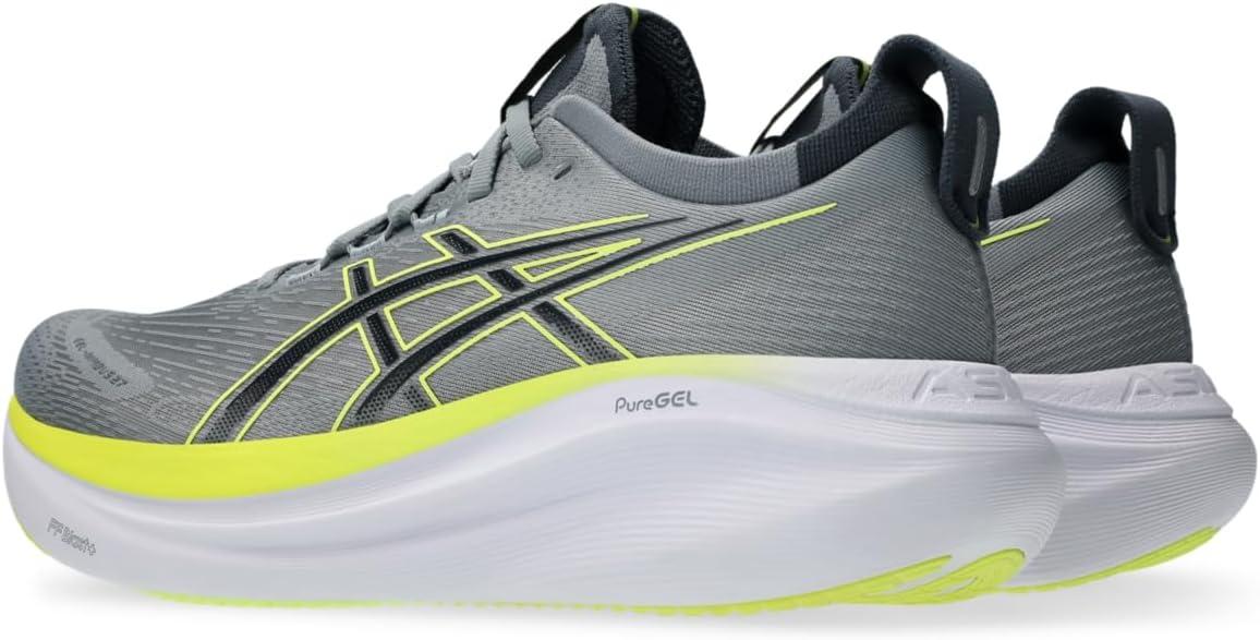 imageASICS Mens GelNimbus 27GravelCarrier Grey
