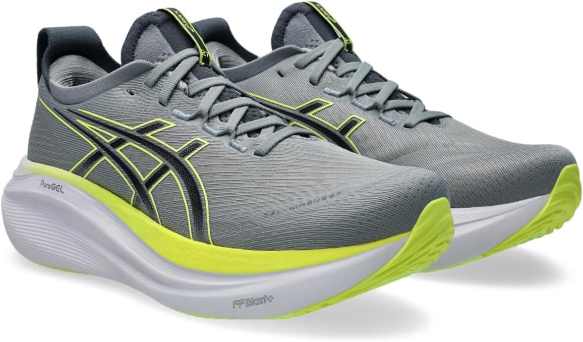 imageASICS Mens GelNimbus 27GravelCarrier Grey