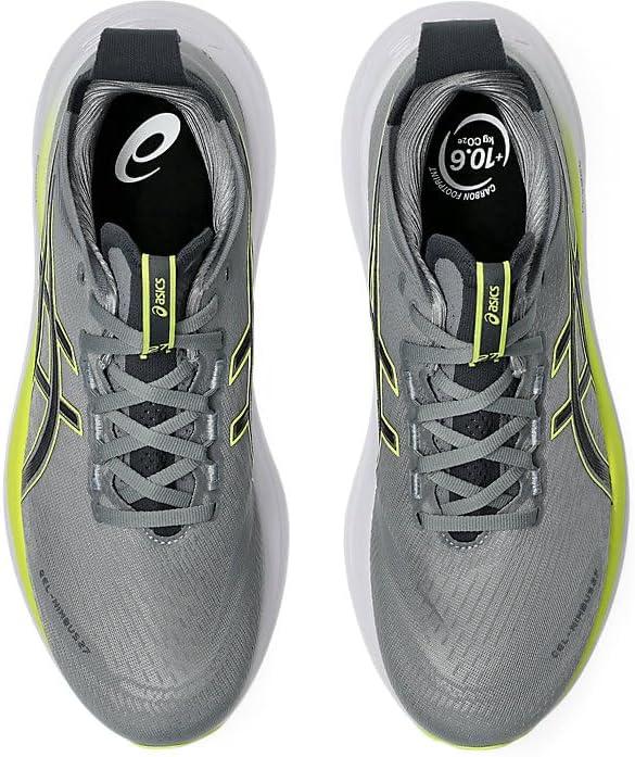 imageASICS Mens GelNimbus 27GravelCarrier Grey
