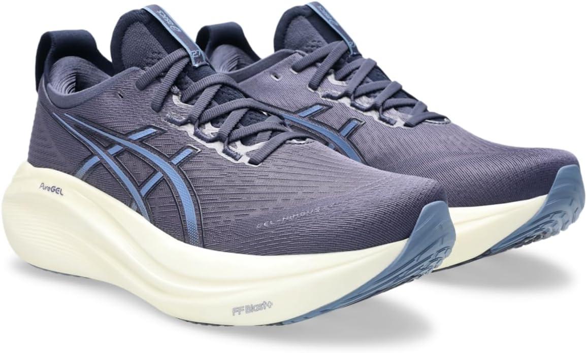 imageASICS Mens GelNimbus 27Indigo FogDenim Blue