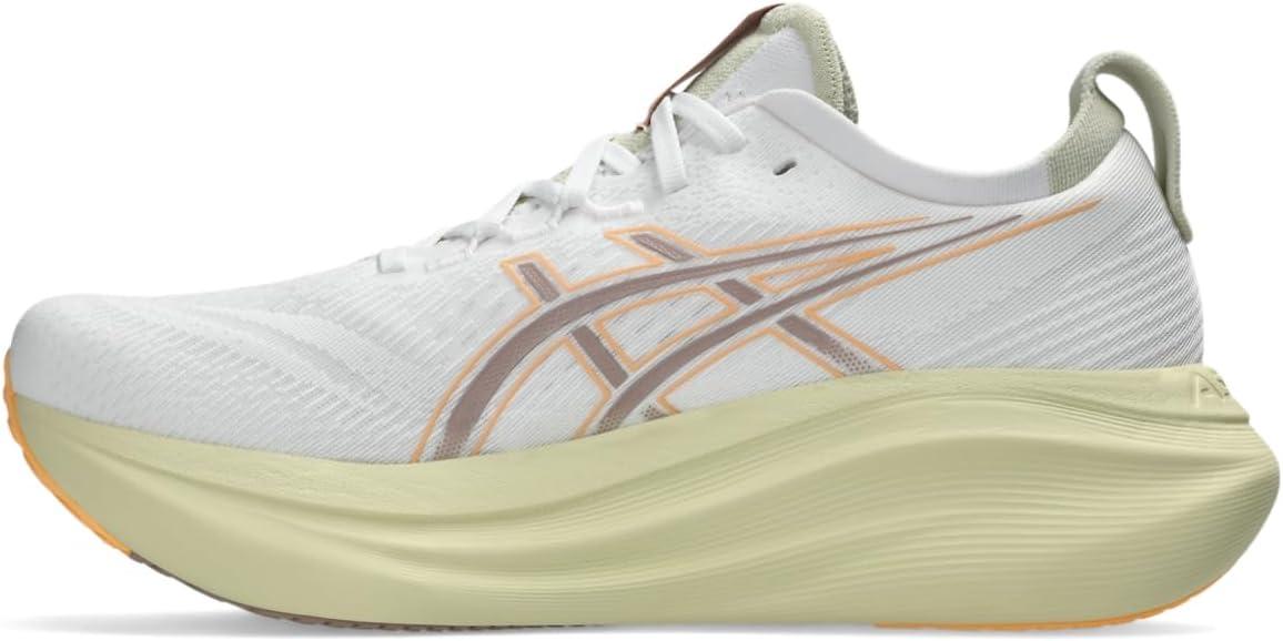 imageASICS Mens GelNimbus 27WhiteFawn