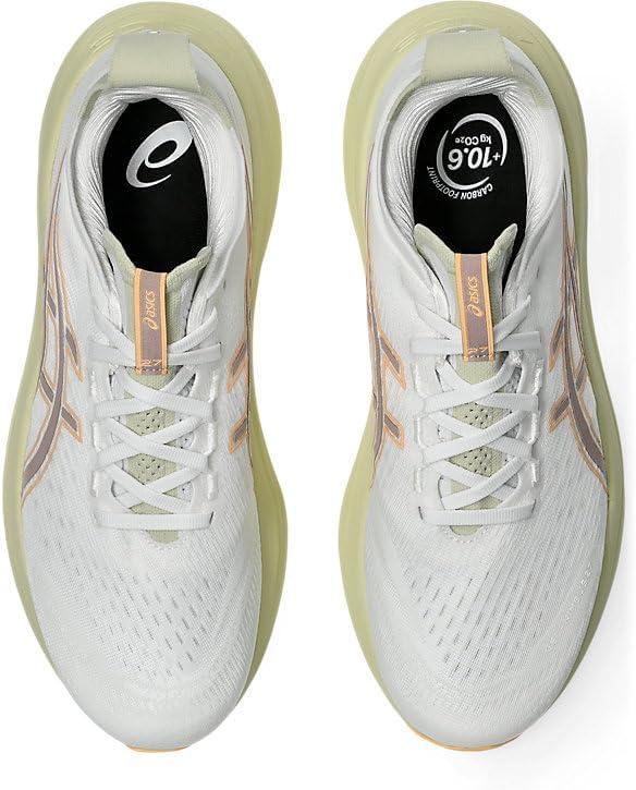 imageASICS Mens GelNimbus 27WhiteFawn