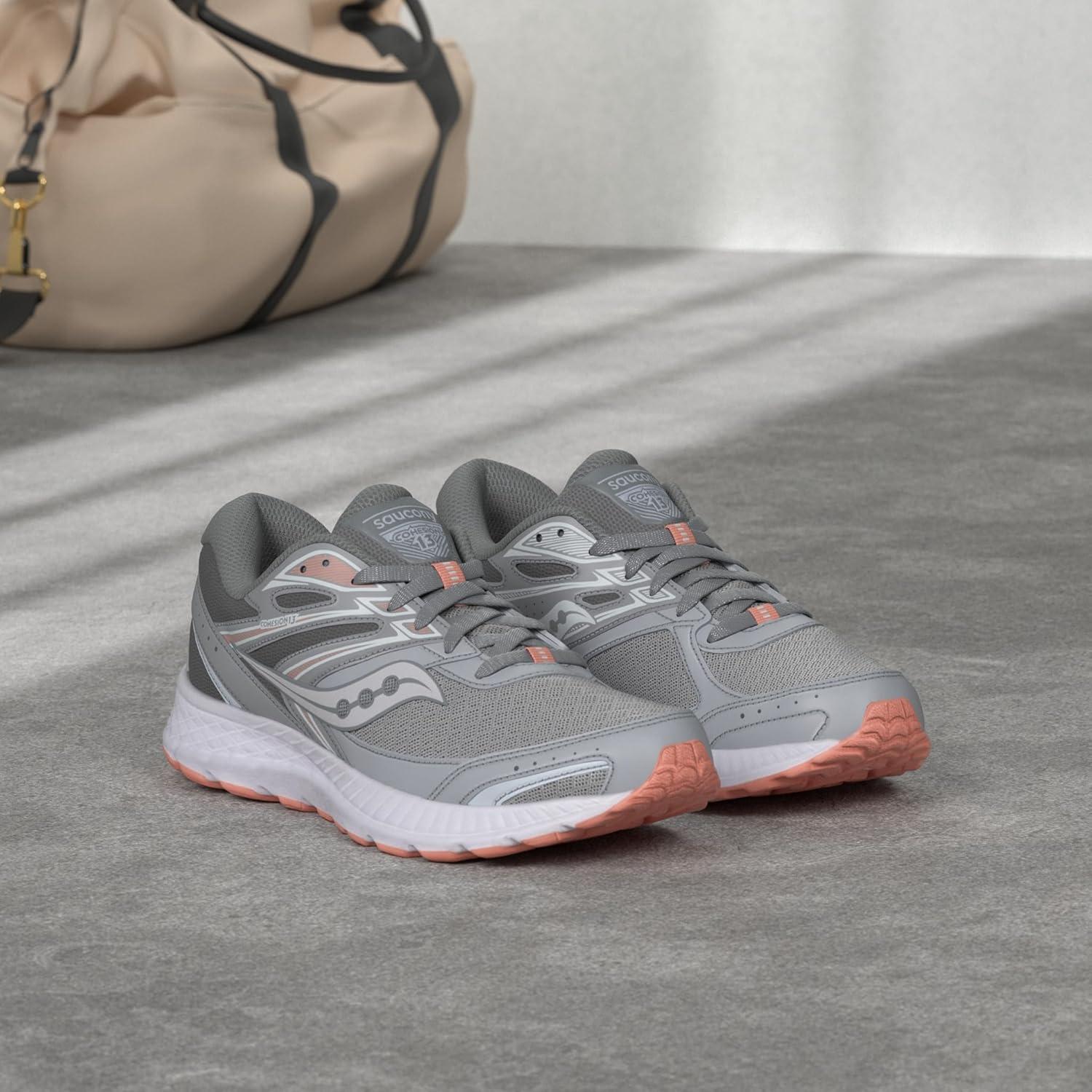 imageSaucony Womens Cohesion 13 Running ShoeAlloyCoral