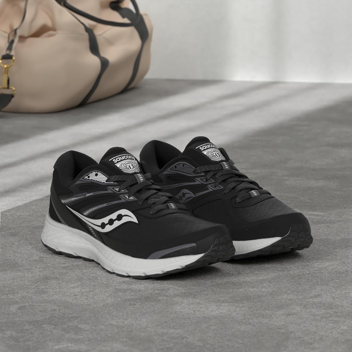 imageSaucony Womens Cohesion 13 Running ShoeBlack White