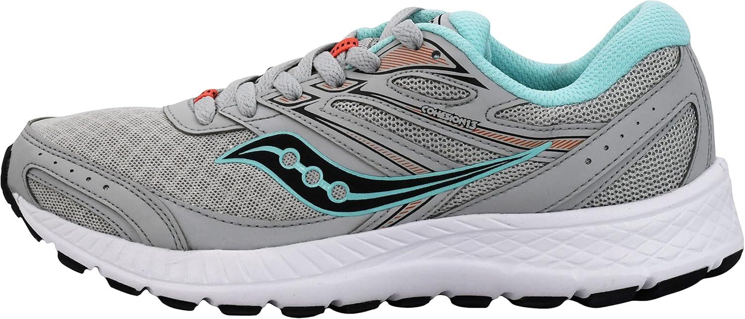 imageSaucony Womens Cohesion 13 Running ShoeGreyMint