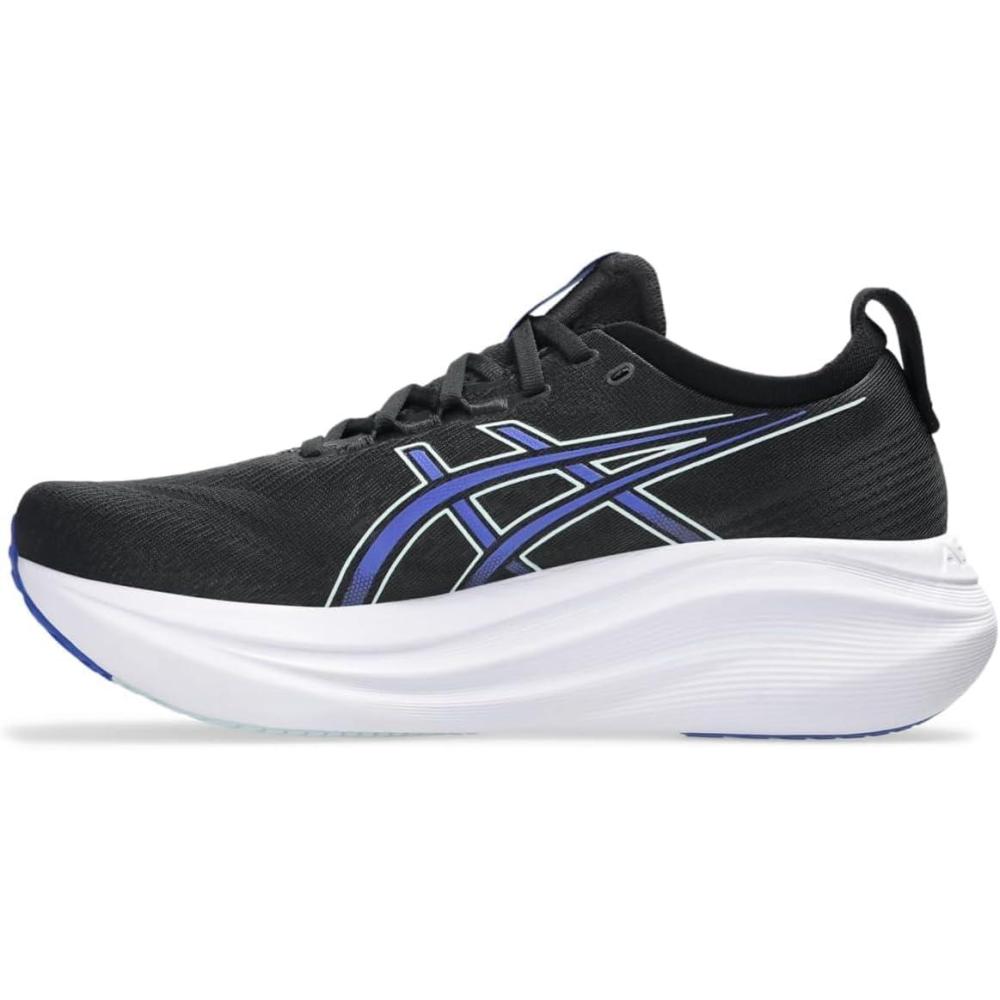 imageASICS Mens GelNimbus 27Black Dark Cobalt