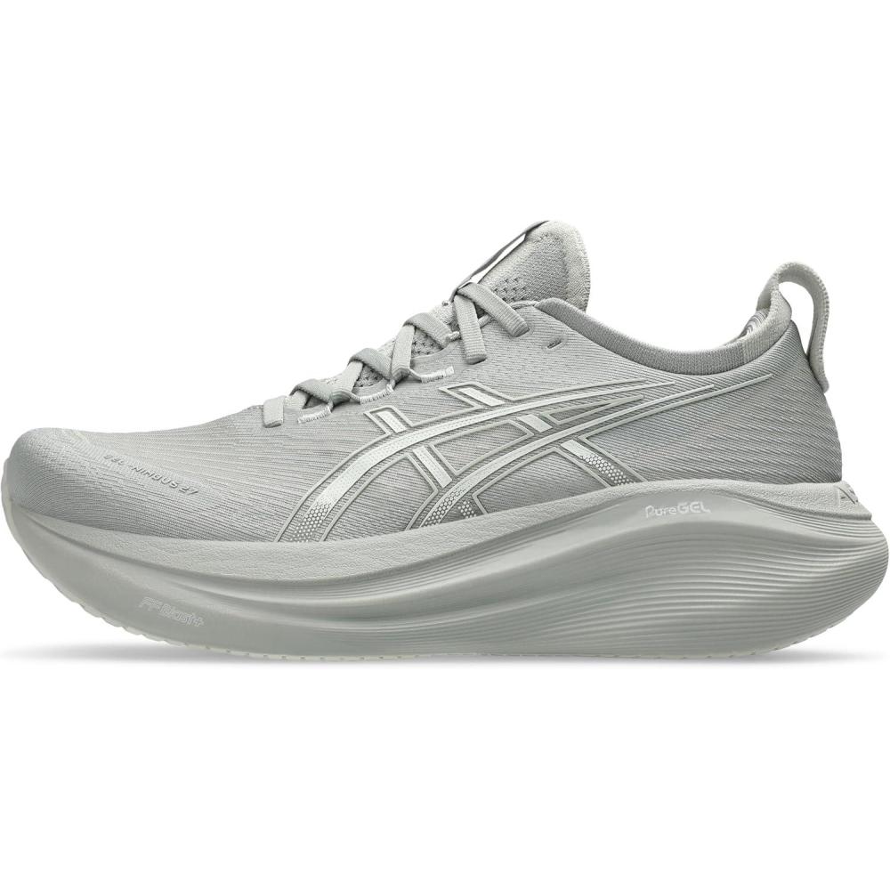 imageASICS Mens GelNimbus 27Seal GreyLake Grey