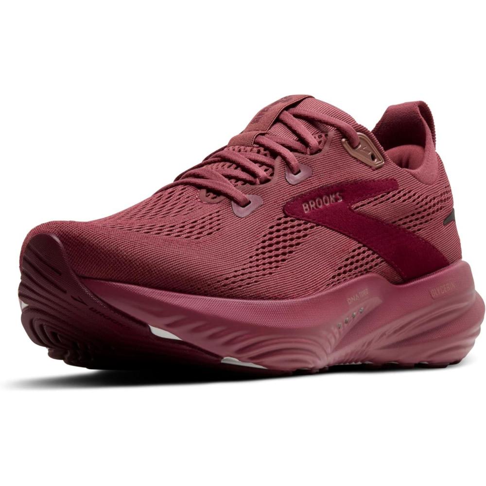 imageBrooks Womens Glycerin GTS 22 Supportive Running ShoeBerryBurgundyRose