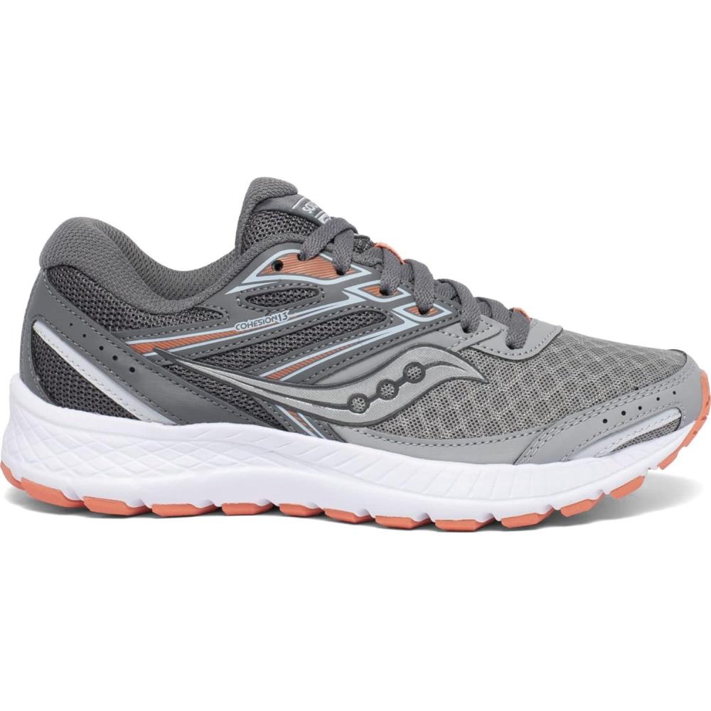 imageSaucony Womens Cohesion 13 Running ShoeAlloyCoral