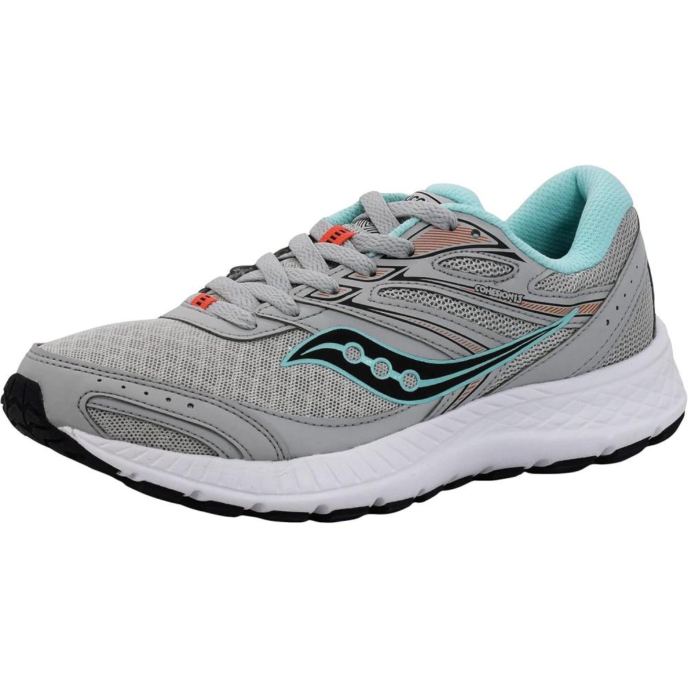 imageSaucony Womens Cohesion 13 Running ShoeGreyMint