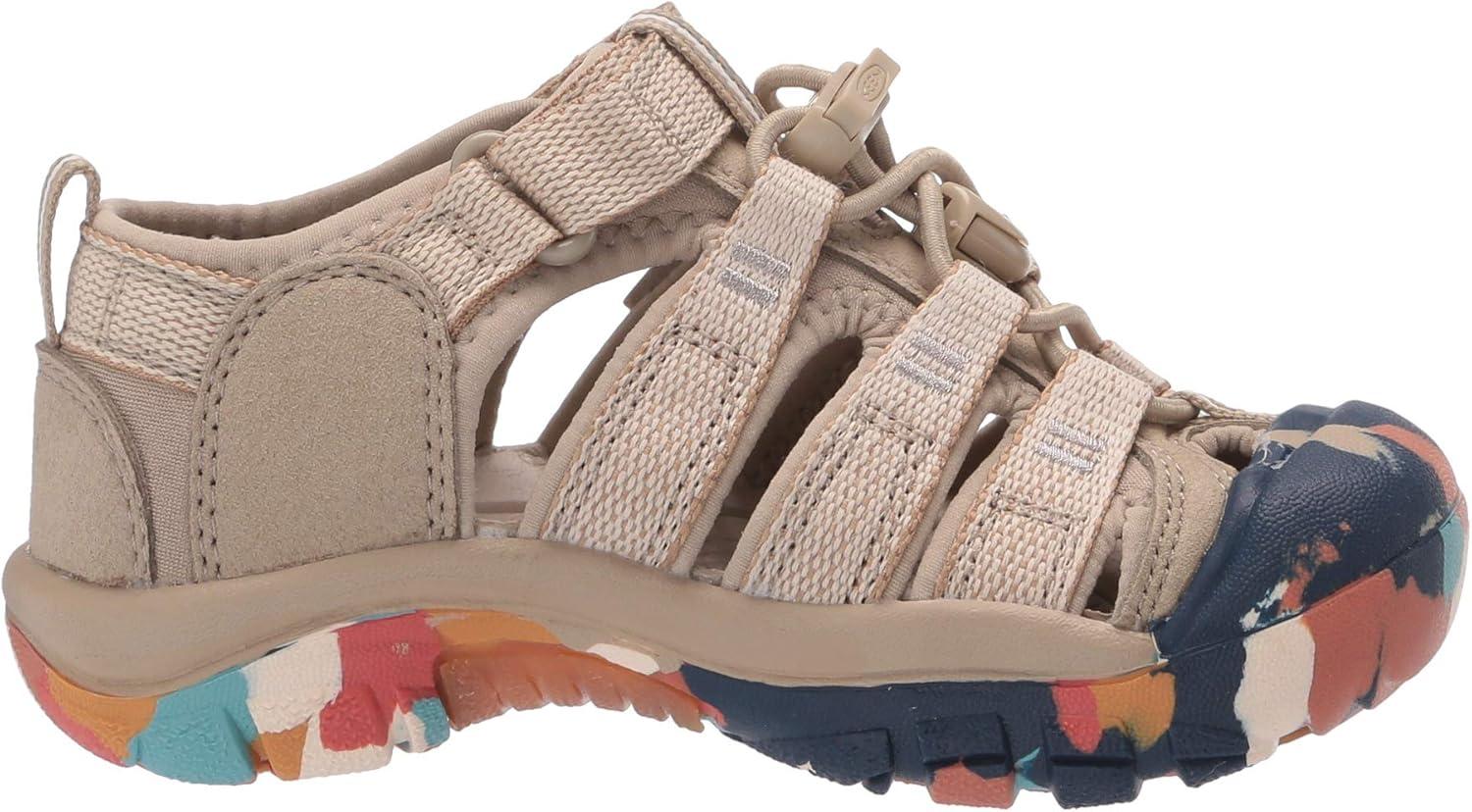 imageKEEN UnisexChild Newport H2 Closed Toe Water SandalsSafariMulti