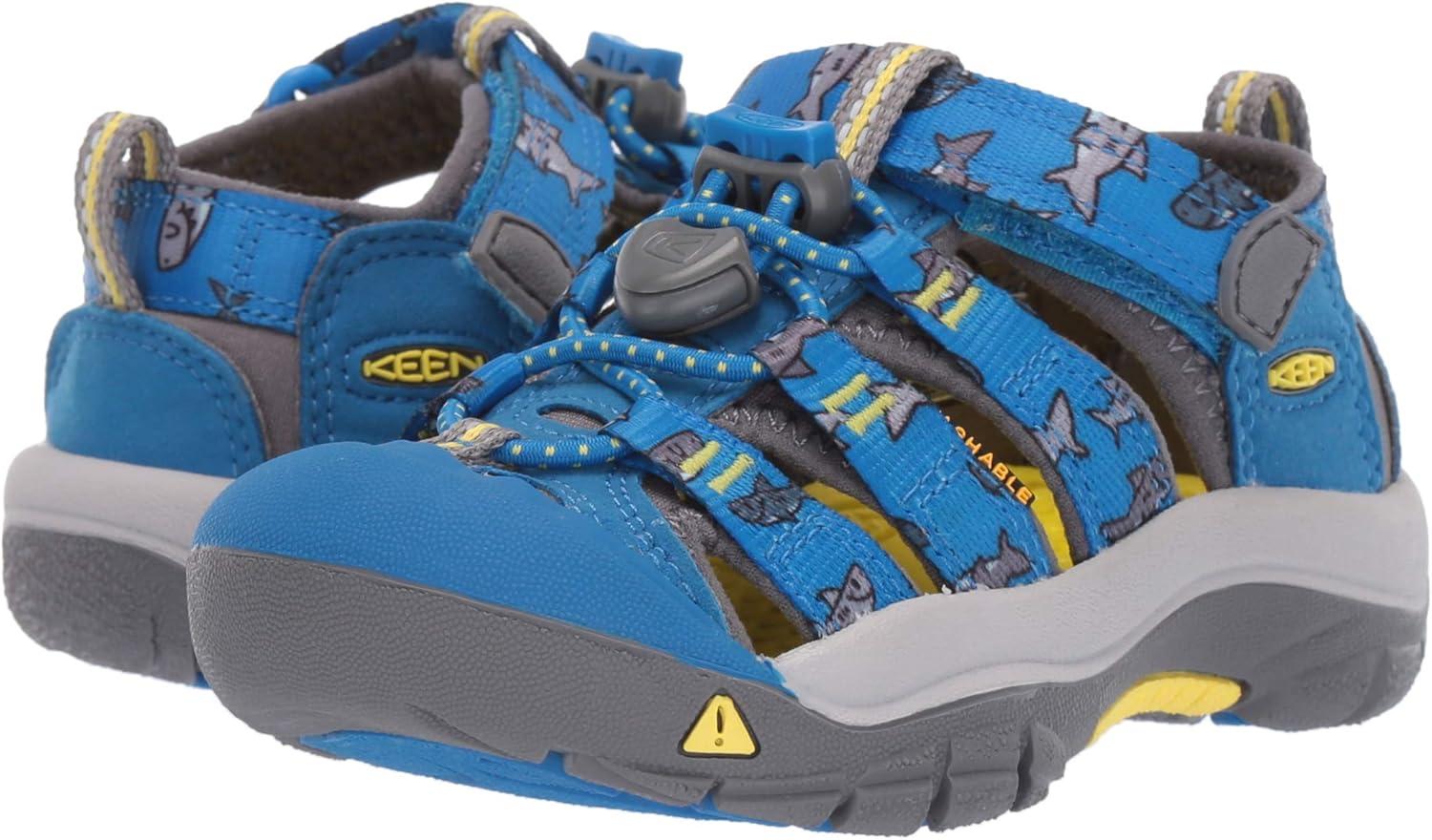imageKEEN UnisexChild Newport H2 Closed Toe Water SandalsVibrant Blue Sharks