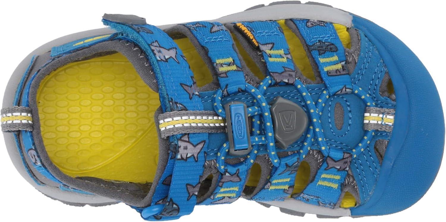 imageKEEN UnisexChild Newport H2 Closed Toe Water SandalsVibrant Blue Sharks