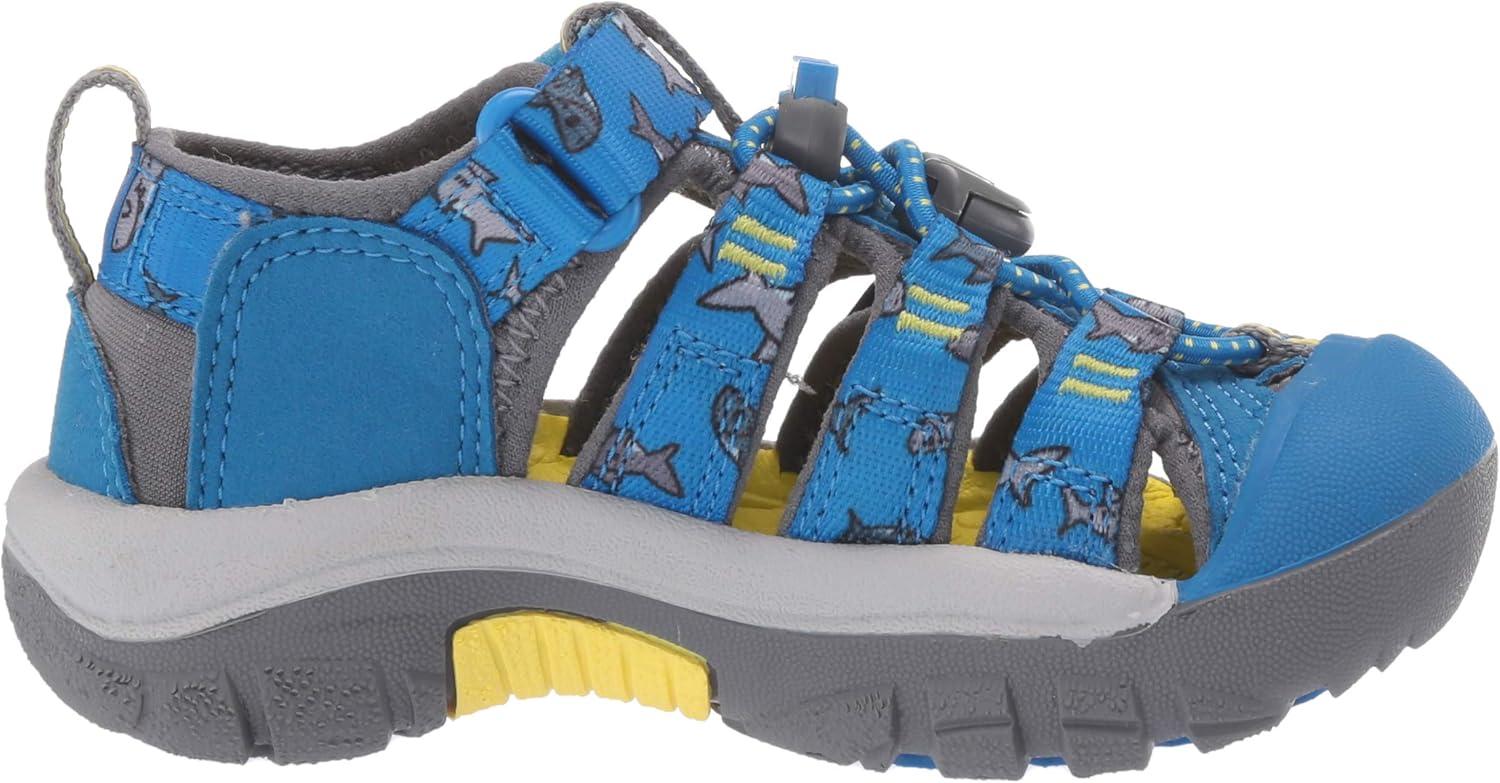 imageKEEN UnisexChild Newport H2 Closed Toe Water SandalsVibrant Blue Sharks