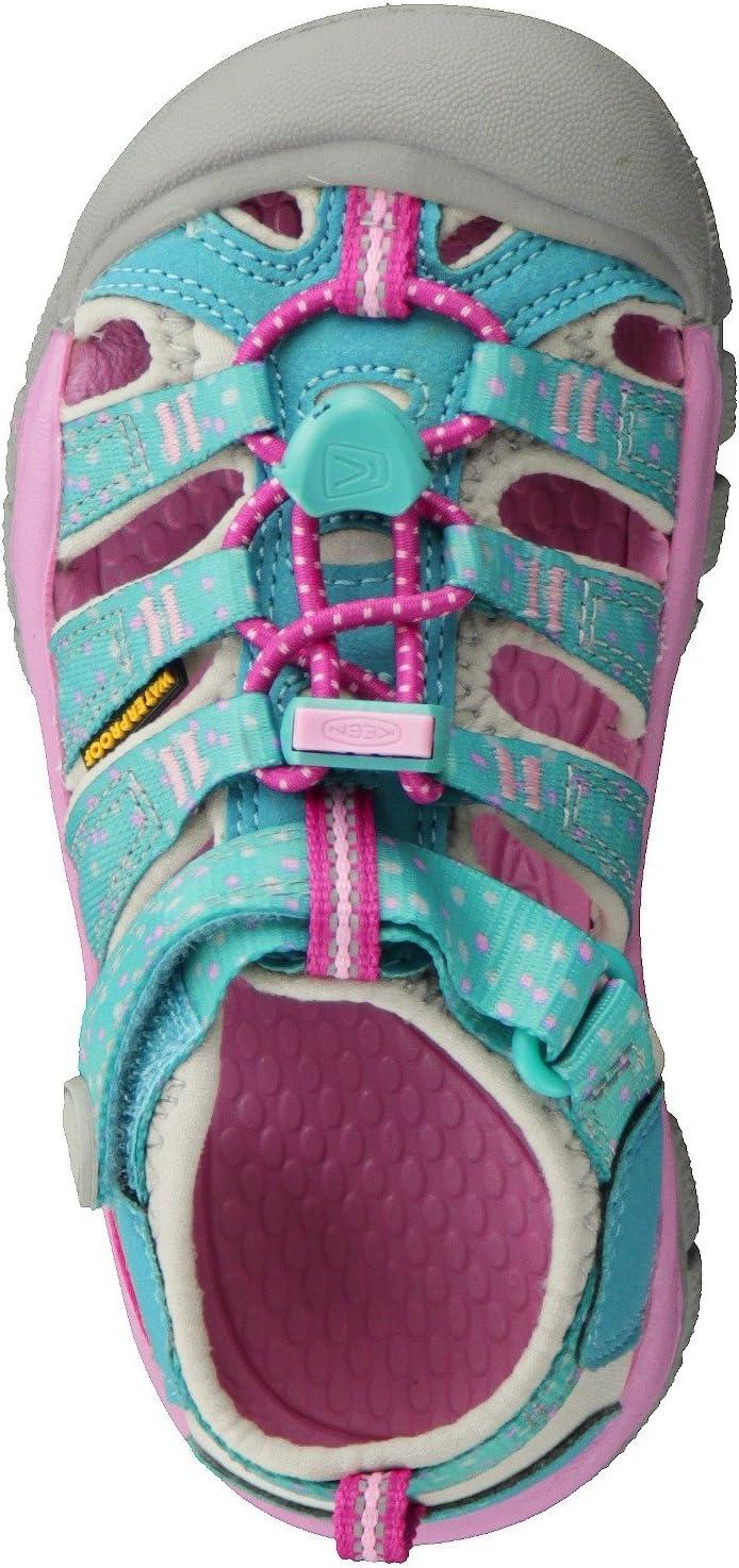 imageKEEN UnisexChild Newport H2 Closed Toe Water SandalsViridian Dots