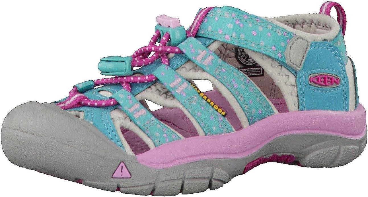 imageKEEN UnisexChild Newport H2 Closed Toe Water SandalsViridian Dots