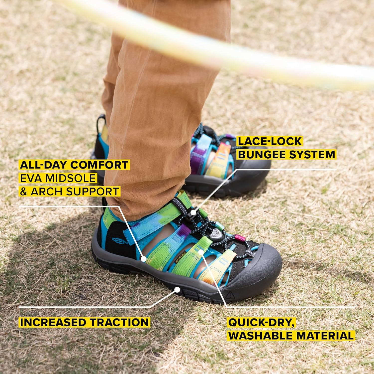 imageKEEN UnisexChild Newport H2 Closed Toe Water SandalsVivid BlueKatydid