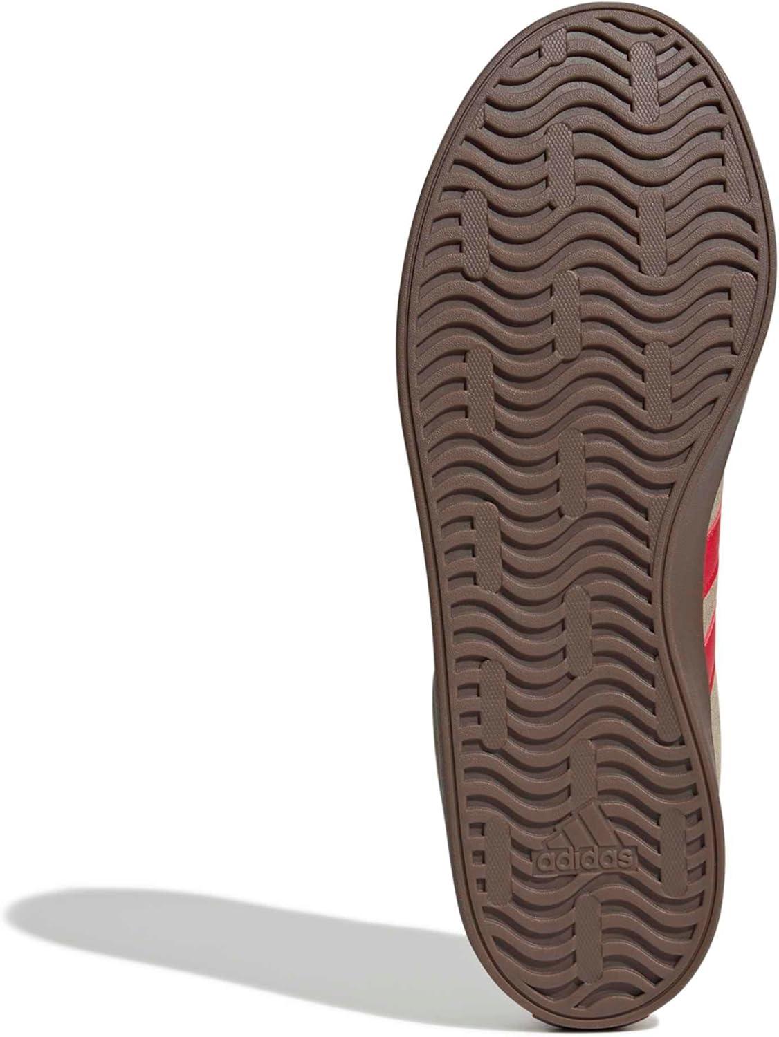 imageadidas Mens VL Court 30 ShoeBlanch CargoPure RubyGold Metallic