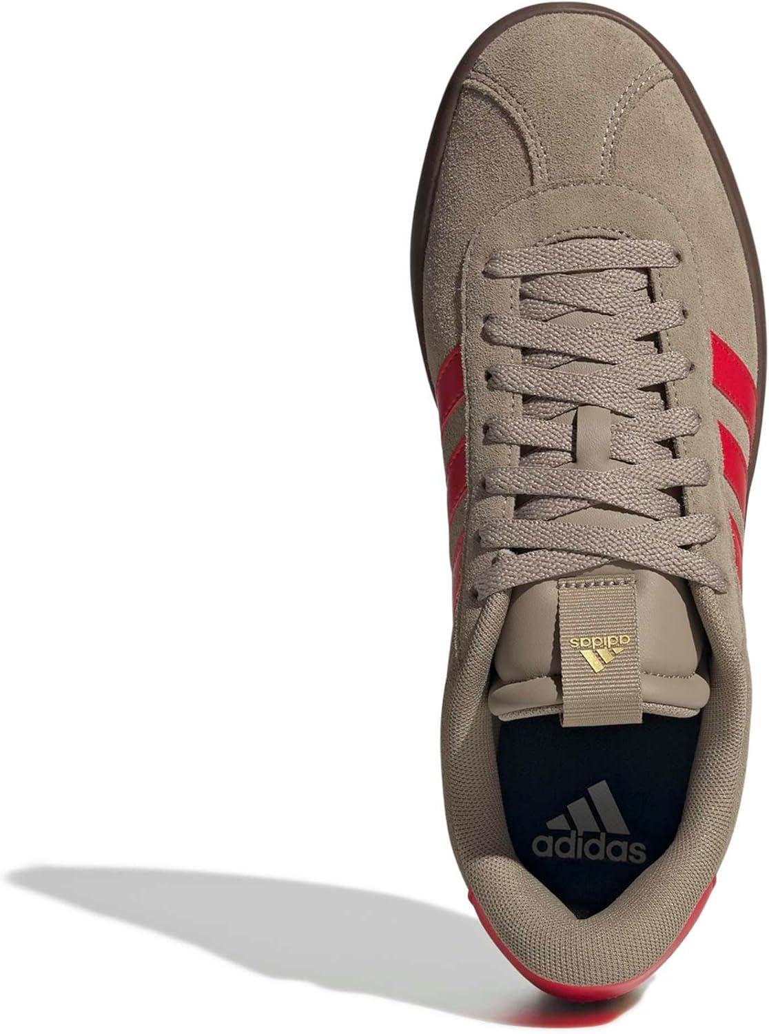 imageadidas Mens VL Court 30 ShoeBlanch CargoPure RubyGold Metallic