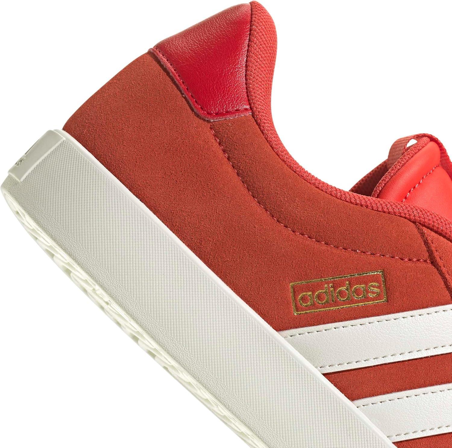 imageadidas Mens VL Court 30 ShoeBright RedWhiteBetter Scarlet