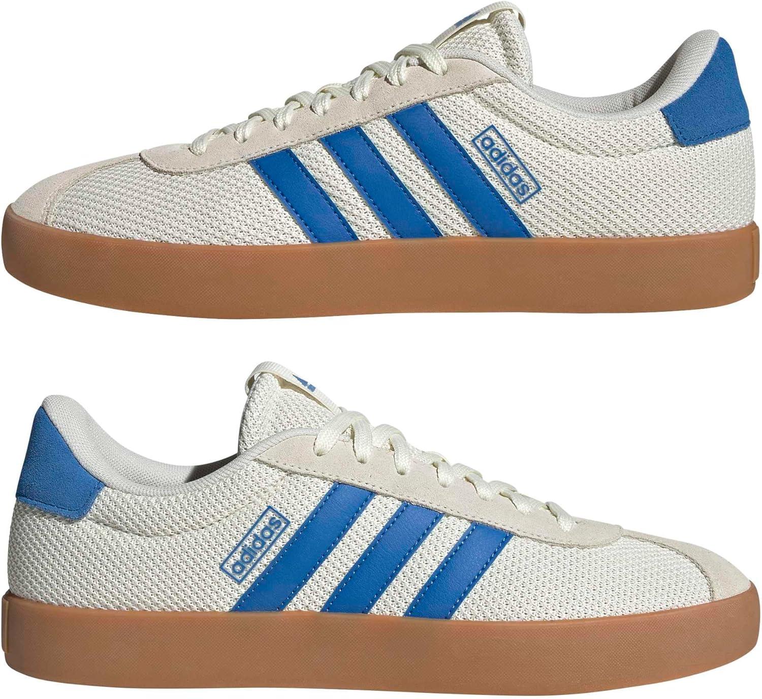 imageadidas Mens VL Court 30 ShoeOff WhiteBright RoyalGum